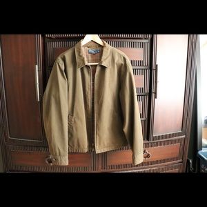 Polo canvas zip up jacket